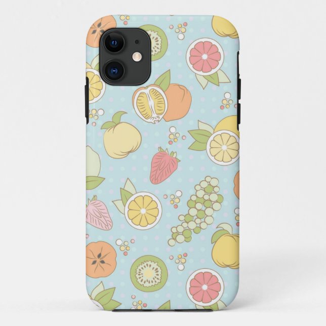 Capa Para iPhone Da Case-Mate Teste padrão com frutas e bagas (Verso)