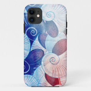 Capa Para iPhone Da Case-Mate Teste padrão da cena do Seashell