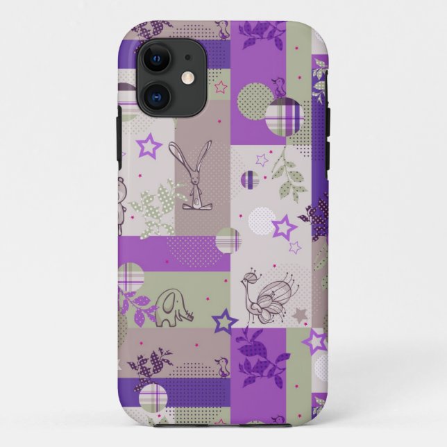 Capa Para iPhone Da Case-Mate Teste padrão da edredão do bebê (Verso)