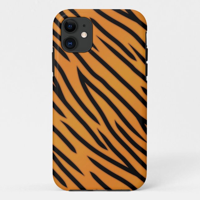 Capa Para iPhone Da Case-Mate Teste padrão da listra do tigre (Verso)