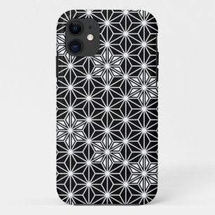 Capa Para iPhone Da Case-Mate Teste padrão de Asanoha do japonês - preto e