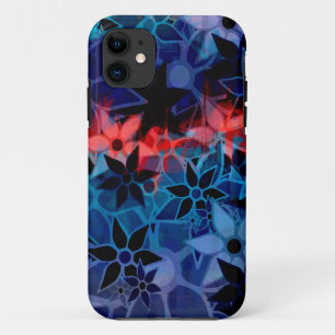 Capa Para iPhone Da Case-Mate Teste padrão de flor #2 da arte abstracta