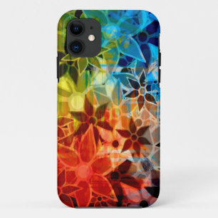 Capa Para iPhone Da Case-Mate Teste padrão de flor #5 da arte abstracta