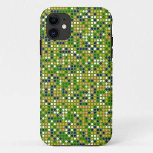 Capa Para iPhone Da Case-Mate Teste padrão de mosaico retro #2 das bolinhas