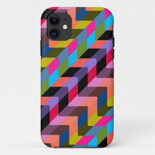 Capa Para iPhone Da Case-Mate Teste padrão de ziguezague geométrico colorido 3