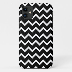 Capa Para iPhone Da Case-Mate Teste padrão de ziguezague preto e branco