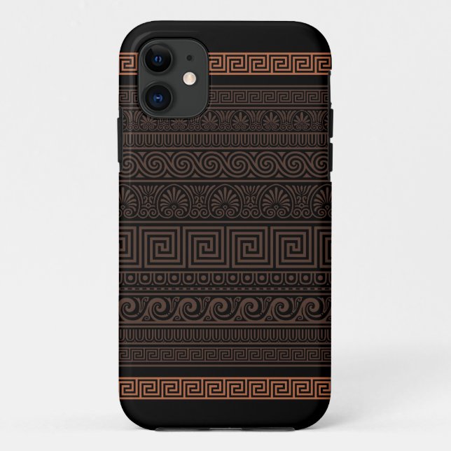 Capa Para iPhone Da Case-Mate Teste padrão decorativo grego (Verso)