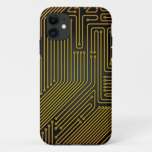 Capa Para iPhone Da Case-Mate Teste padrão do conselho de circuito do computador (Verso)