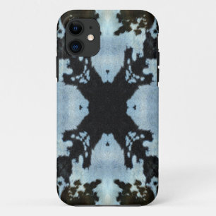 Capa Para iPhone Da Case-Mate Teste padrão do couro cru da vaca do caleidoscóp