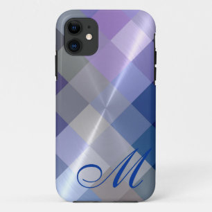 Capa Para iPhone Da Case-Mate Teste padrão do diamante do metal e monograma