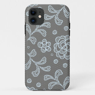 Capa Para iPhone Da Case-Mate Teste padrão do laço, vintage 6 da flor