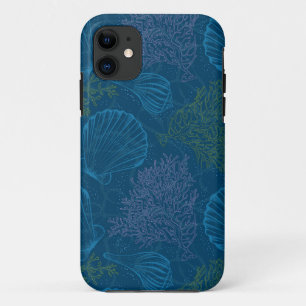 Capa Para iPhone Da Case-Mate Teste padrão do mar do vintage