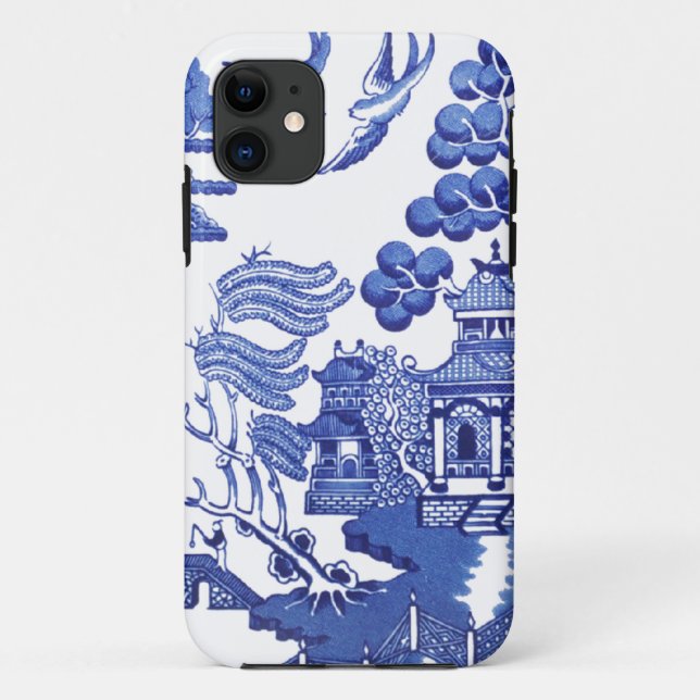 Capa Para iPhone Da Case-Mate Teste padrão do salgueiro (Verso)