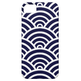 Capa Para iPhone Da Case-Mate Teste padrão do Scallop dos azuis marinhos & do