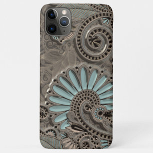 Capa Para iPhone Da Case-Mate Teste padrão floral de Paisley do damasco bonito