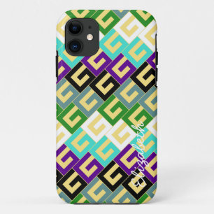 Capa Para iPhone Da Case-Mate Teste padrão geométrico moderno colorido bonito