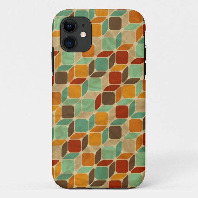 Capa Para iPhone Da Case-Mate Teste padrão geométrico retro 4 (Verso)
