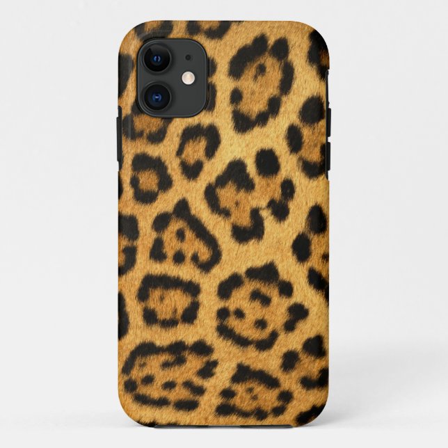 Capa Para iPhone Da Case-Mate Teste padrão legal do impressão do leopardo (Verso)
