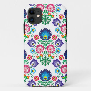 Capa Para iPhone Da Case-Mate Teste padrão popular floral polonês tradicional 