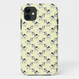 Capa Para iPhone Da Case-Mate Teste padrão preto e branco da vaca na luz -