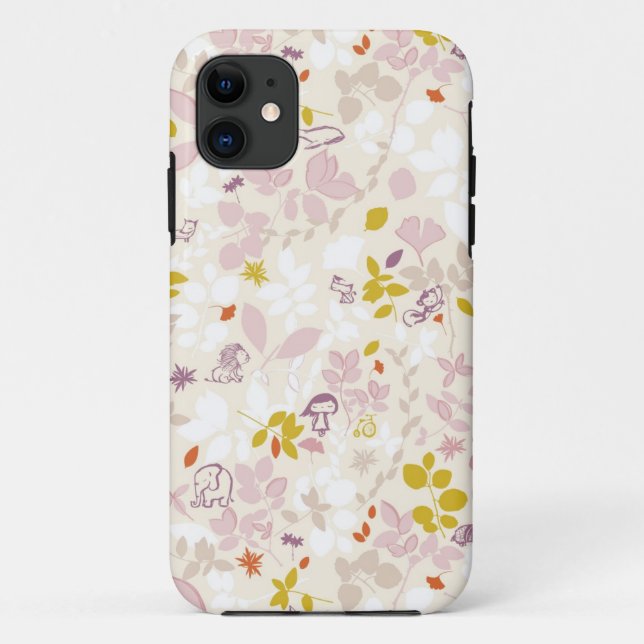 Capa Para iPhone Da Case-Mate teste padrão que indica animais lunáticos (Verso)