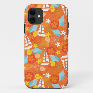 Capa Para iPhone Da Case-Mate Teste padrão tropical do veleiro