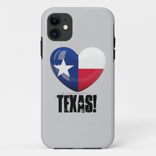 Capa Para iPhone Da Case-Mate Texas Flag Cutout (Verso)