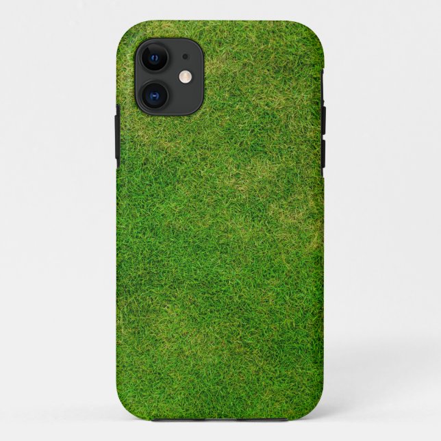 Capa Para iPhone Da Case-Mate Textura de grama verde (Verso)