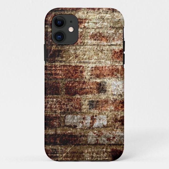 Capa Para iPhone Da Case-Mate Texturas de granulado de tijolos de safra 3 (Verso)
