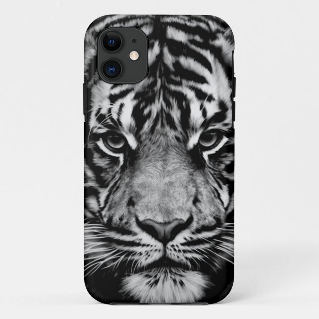 Capa Para iPhone Da Case-Mate Tigre Black&White (Verso)