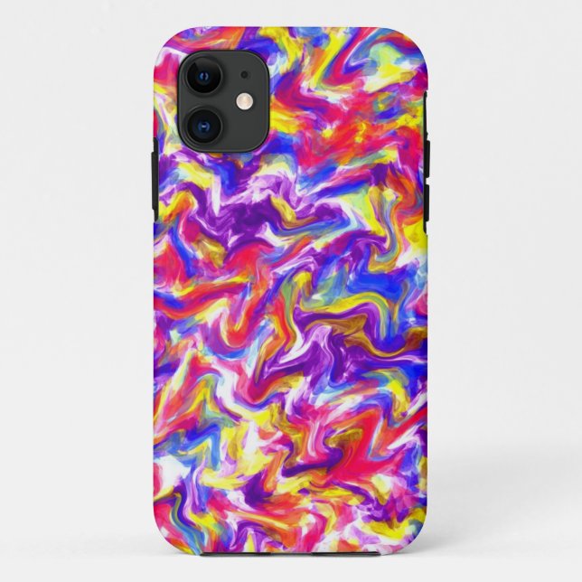Capa Para iPhone Da Case-Mate Tintura do laço do divertimento (Verso)