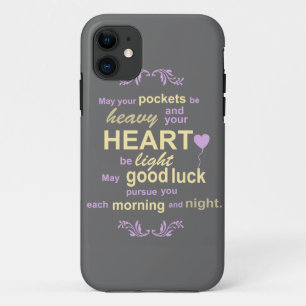 Capa Para iPhone Da Case-Mate Tipografia contemporânea Bênção irlandesa em C