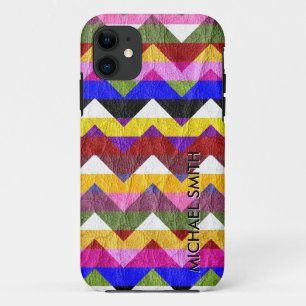 Capa Para iPhone Da Case-Mate Tiras de Cevão Coloridas de Couro #2