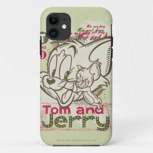 Capa Para iPhone Da Case-Mate Tom e Jerry Rosa e Verde