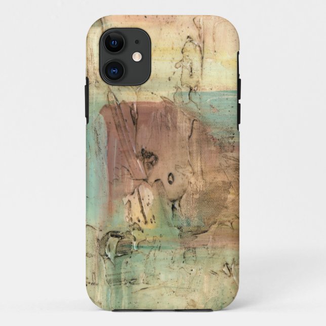Capa Para iPhone Da Case-Mate Tone da Terra pintando com superfície rachada (Verso)