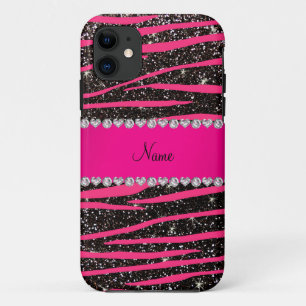 Capa Para iPhone Da Case-Mate Torres-zebra rosa-quente listras-brancas-pretas