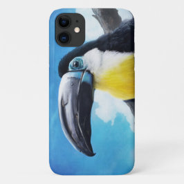 Capa Para iPhone Da Case-Mate Toucan na pintura tropical digital do pássaro do