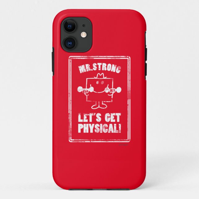 Capa Para iPhone Da Case-Mate Trabalhe Com O Sr. Strong (Verso)
