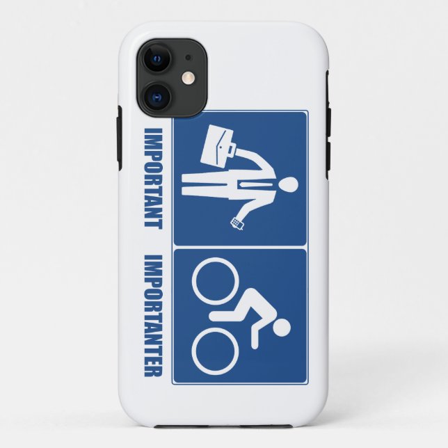 Capa Para iPhone Da Case-Mate Trabalho É Importante, Ciclismo É Importante (Verso)