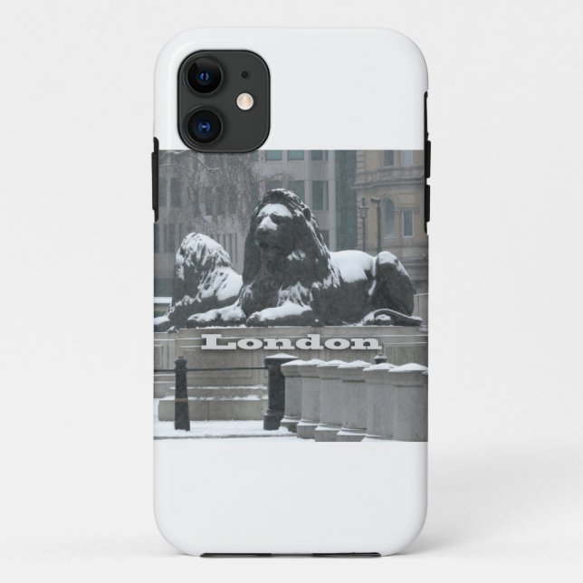 Capa Para iPhone Da Case-Mate Traffic Square London - Neve (Verso)