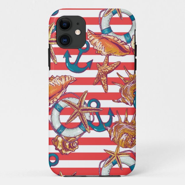 Capa Para iPhone Da Case-Mate Trendy Beach Pattern (Verso)
