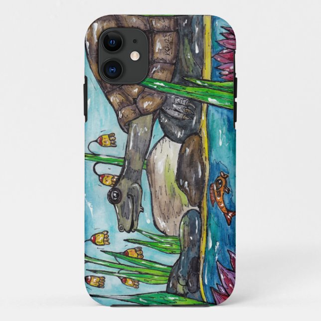 Capa Para iPhone Da Case-Mate Trev a tartaruga (Verso)