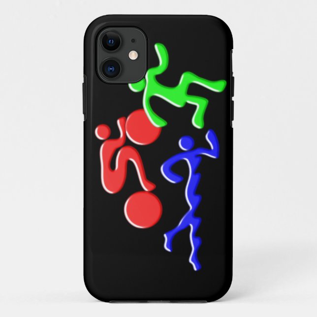 Capa Para iPhone Da Case-Mate TRI figuras design do funcionamento da bicicleta (Verso)