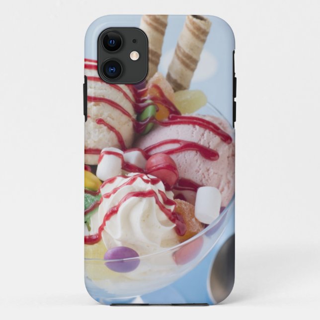 Capa Para iPhone Da Case-Mate Trio do sorvete e do Sundae doce (Verso)