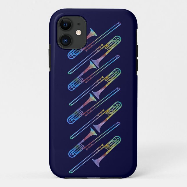 Capa Para iPhone Da Case-Mate Trombones de Colorwashed (Verso)