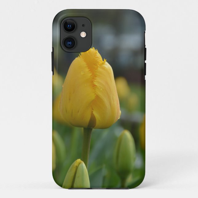 Capa Para iPhone Da Case-Mate Tulipas amarelas no campo (Verso)