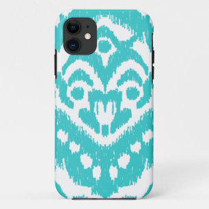 Capa Para iPhone Da Case-Mate Turquesa de Ikat- do ziguezague de Megan Adams