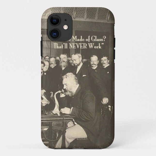 Capa Para iPhone Da Case-Mate Um fio feito de vidro técnico humorístico (Verso)