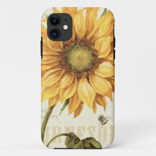 Capa Para iPhone Da Case-Mate Um girassol amarelo (Verso)