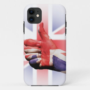 Capa Para iPhone Da Case-Mate Um grande polegar para cima 'like' com a bandeira 